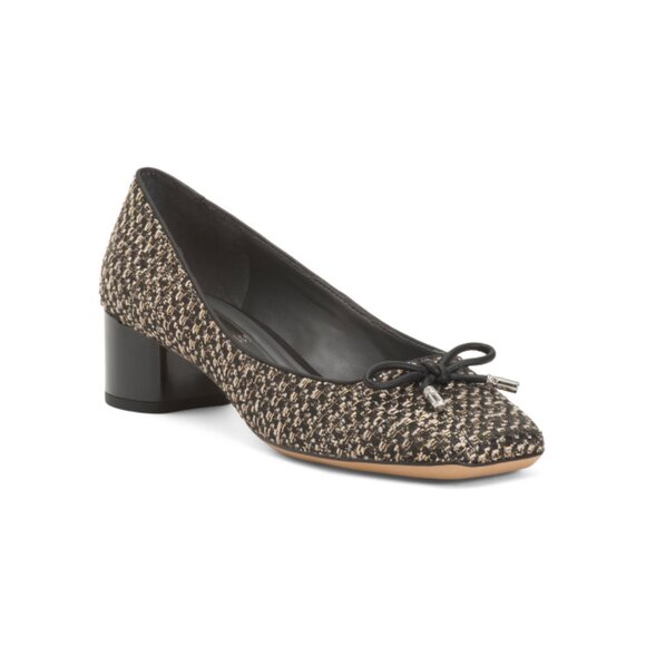 FRANCO SARTO BLACK MULTI Natalia Block Heels